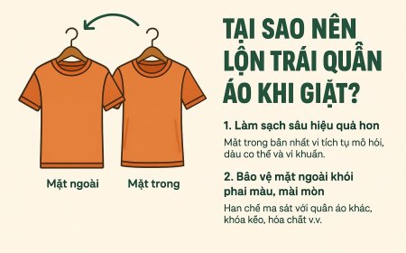 Tại Sao Nên Lộn Trái Quần Áo Khi Giặt?