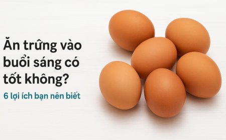 Mỗi sáng ăn 1–2 quả trứng gà có tốt không? Lợi ích bất ngờ cho sức khỏe mà bạn nên biết