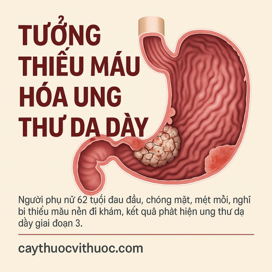 Ung Thư Dạ Dày – Đừng Nhầm Lẫn Với Thiếu Máu! Dấu Hiệu Nhỏ, Hệ Quả Lớn!