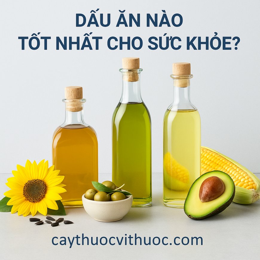 Loại Dầu Ăn Nào Tốt Nhất Cho Sức Khỏe?