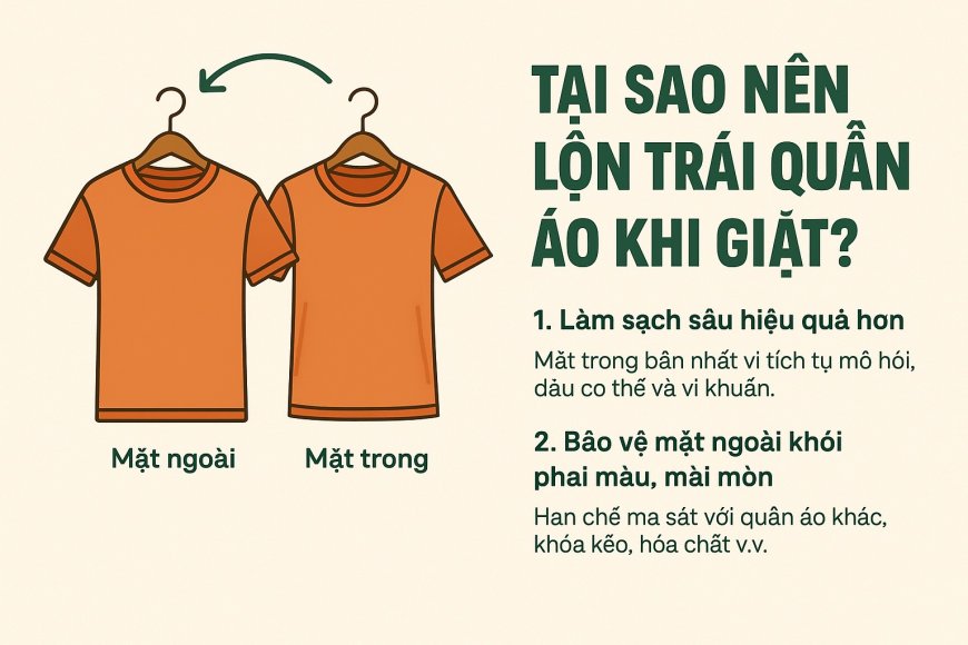 Tại Sao Nên Lộn Trái Quần Áo Khi Giặt?