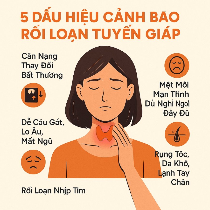 5 Dấu Hiệu Cảnh Báo Rối Loạn Tuyến Giáp: Nhận Biết Sớm Để Bảo Vệ Sức Khỏe