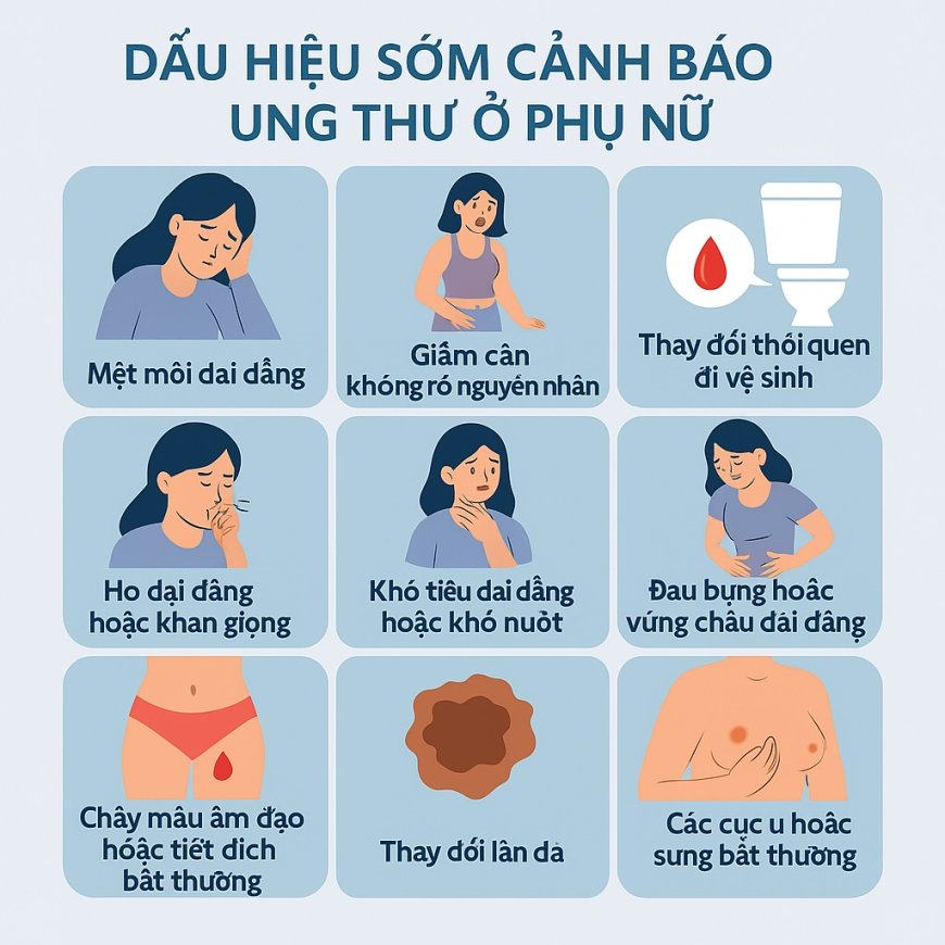 Dấu Hiệu Sớm Cảnh Báo Ung Thư ở Phụ Nữ: Nhận Biết Sớm, Tăng Cơ Hội Chữa Khỏi