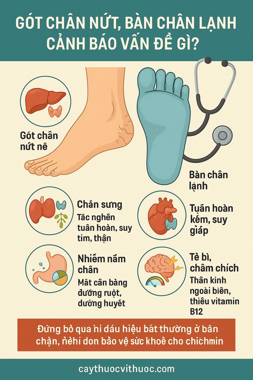 Gót Chân Nứt, Bàn Chân Lạnh Cảnh Báo Vấn Đề Gì? 5 Dấu Hiệu Sức Khỏe Ẩn Sau Đôi Bàn Chân
