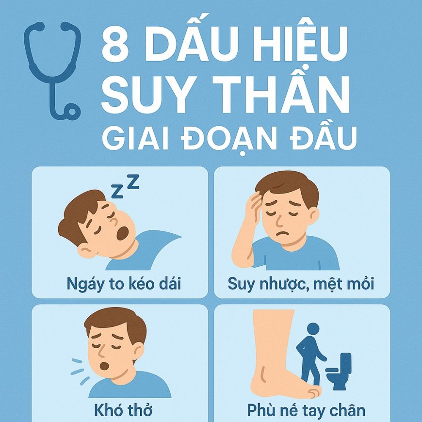 8 Dấu Hiệu Suy Thận Giai Đoạn Đầu: Nhận Biết Sớm, Ngăn Ngừa Biến Chứng Nguy Hiểm
