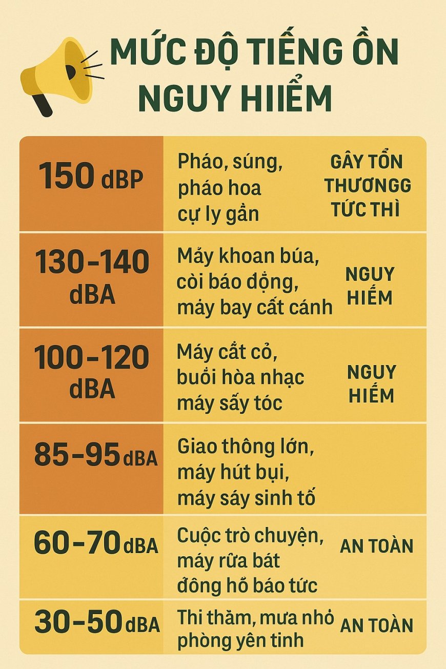 Tiếng ồn lớn tàn phá thính giác và sức khỏe ra sao? Những cảnh báo không nên bỏ qua