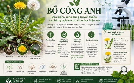 Bồ công anh: Đặc điểm, công dụng truyền thống và những nghiên cứu khoa học hiện nay