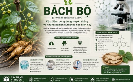 Bách bộ (Stemona tuberosa): Đặc điểm, công dụng truyền thống và những nghiên cứu khoa học hiện nay