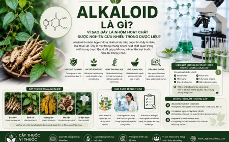 Alkaloid là gì? Vì sao đây là nhóm hoạt chất được nghiên cứu nhiều trong dược liệu?