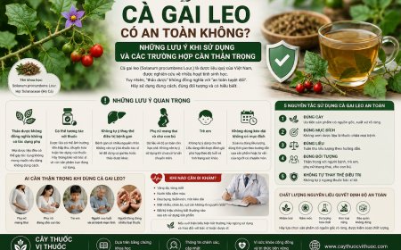 Cà gai leo có an toàn không? Những lưu ý khi sử dụng và các trường hợp cần thận trọng