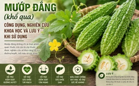 Mướp đắng (khổ qua): Công dụng, nghiên cứu khoa học và lưu ý khi sử dụng