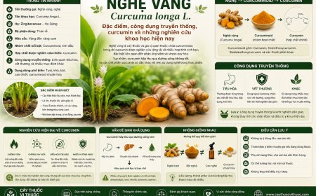Nghệ vàng: Đặc điểm, công dụng truyền thống, curcumin và những nghiên cứu khoa học hiện nay