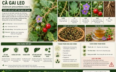 Cà gai leo (Solanum procumbens Lour.) Đặc điểm, công dụng, cách dùng và những lưu ý khi sử dụng