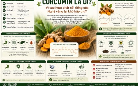 Curcumin là gì? Vì sao hoạt chất nổi tiếng của Nghệ vàng lại khó hấp thu?