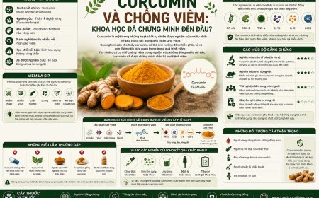 Curcumin và chống viêm: Khoa học đã chứng minh đến đâu?