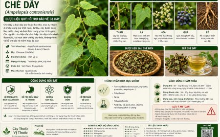 Chè dây (Ampelopsis cantoniensis) Đặc điểm, công dụng, cách dùng và những lưu ý khi sử dụng