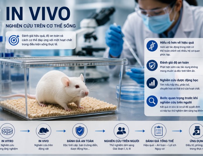 In vivo là gì? Vì sao nghiên cứu trên động vật vẫn chưa đủ để khẳng định hiệu quả trên người?