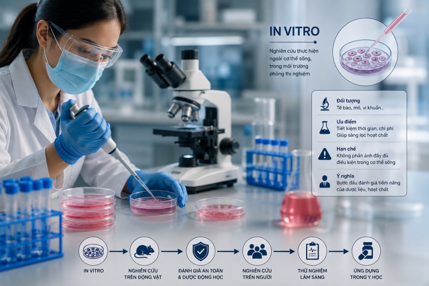 In vitro là gì? Vì sao kết quả nghiên cứu trong phòng thí nghiệm chưa thể áp dụng ngay cho con người?