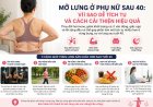 Mỡ lưng ở phụ nữ sau 40: Vì sao dễ tích tụ và cách cải thiện hiệu quả?