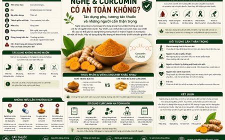 Nghệ và curcumin có an toàn không? Tác dụng phụ, tương tác thuốc và những người cần thận trọng