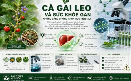 Cà gai leo và sức khỏe gan: Những bằng chứng khoa học hiện nay