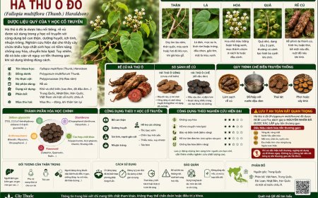 Hà thủ ô đỏ (Fallopia multiflora) – Công dụng, cách dùng và lưu ý về độc tính