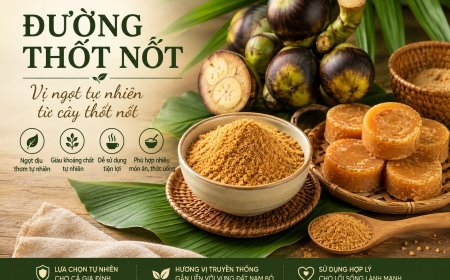 Đường thốt nốt là gì? Hương vị tự nhiên và những điều cần biết khi sử dụng