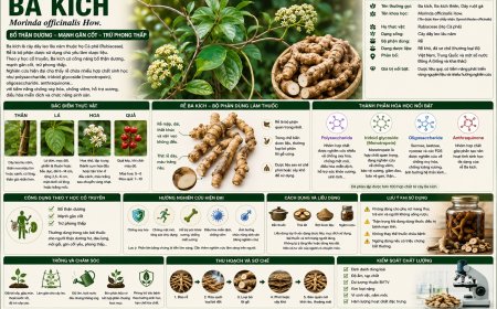 Ba kích (Morinda officinalis) – Đặc điểm, công dụng, cách dùng và giá trị dược liệu