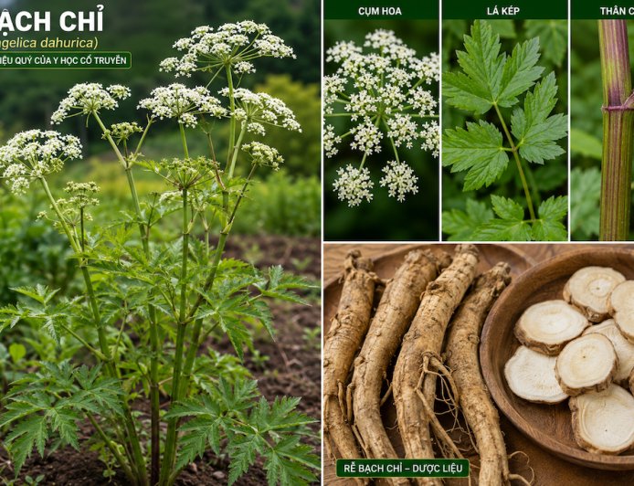 Bạch chỉ (Angelica dahurica): Công dụng, cách dùng và giá trị dược liệu