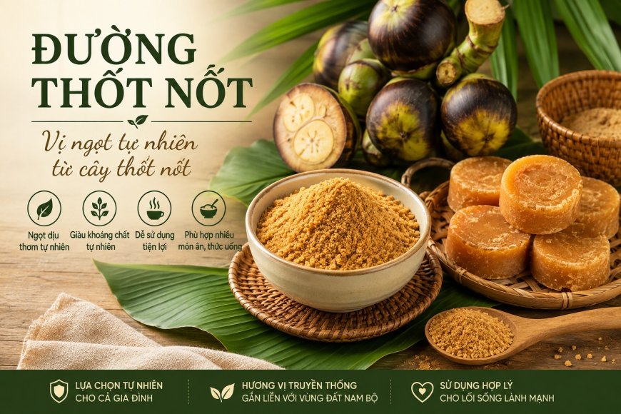 Đường thốt nốt là gì? Hương vị tự nhiên và những điều cần biết khi sử dụng
