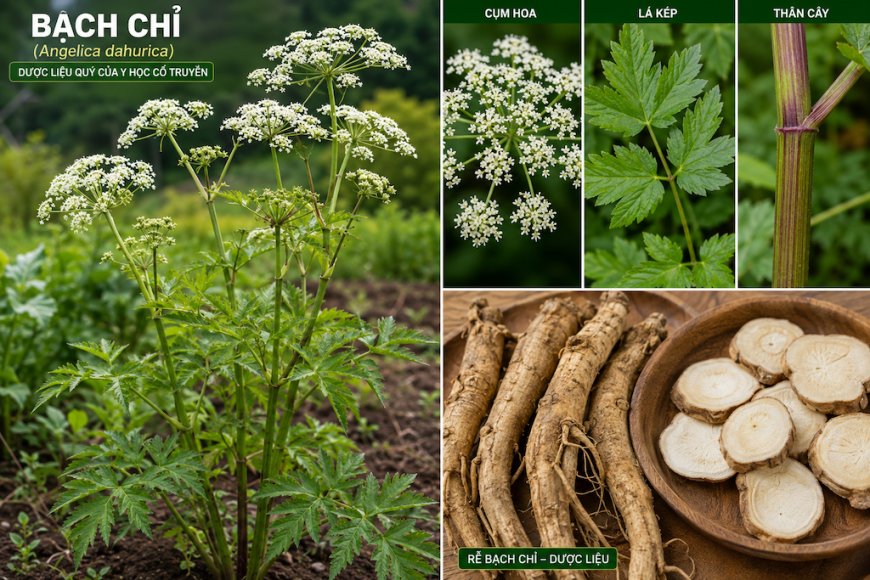 Bạch chỉ (Angelica dahurica): Công dụng, cách dùng và giá trị dược liệu