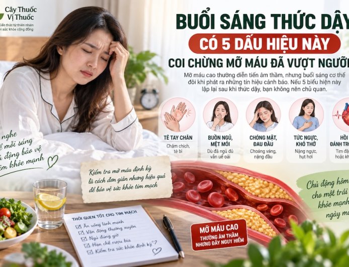Buổi sáng thức dậy có những dấu hiệu này, đừng chủ quan với sức khỏe tim mạch