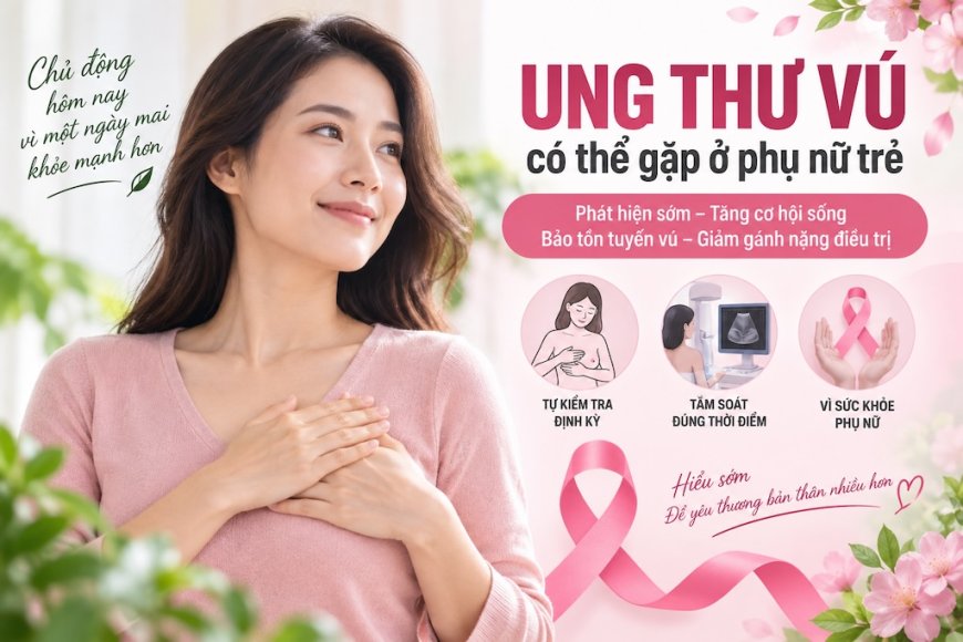 Ung thư vú có thể gặp ở phụ nữ trẻ: Những dấu hiệu không nên bỏ qua