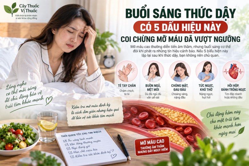 Buổi sáng thức dậy có những dấu hiệu này, đừng chủ quan với sức khỏe tim mạch